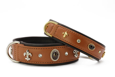 Lederhalsband Scotland