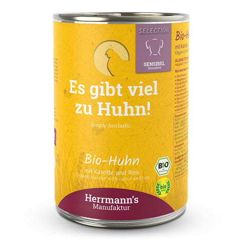 Bio Huhn mit Karotte und Reis