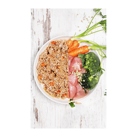 BIO Huhn mit Bio-Buchweizen, Bio-Sellerie & Bio-Basilikum