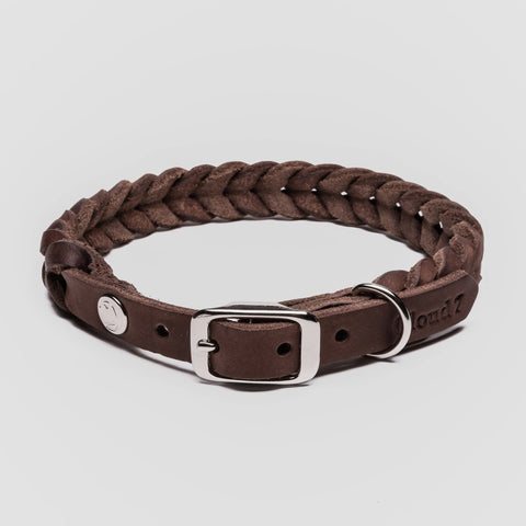 Cloud7 Hundehalsband Central Park Saddle Brown