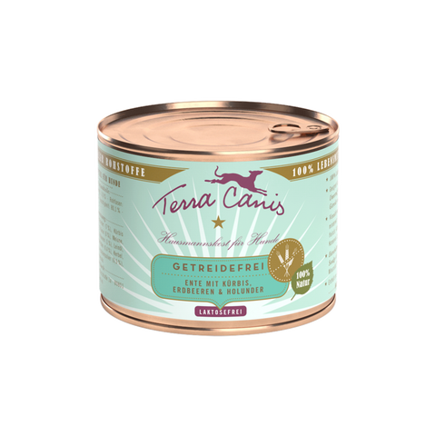 Ente mit Kürbis, Erdbeere und Holunder