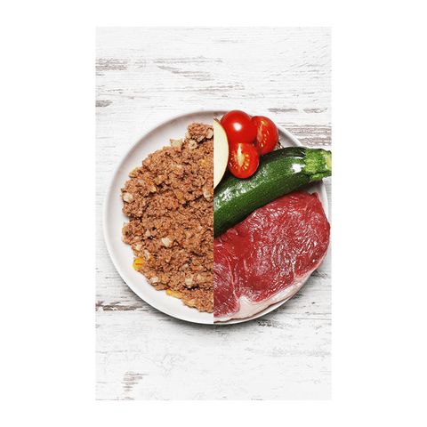 BIO Rind mit Bio-Naturreis, Bio-Apfel & Bio-Zucchini