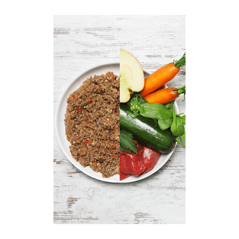 Rind mit Apfel, Spinat & Zucchini