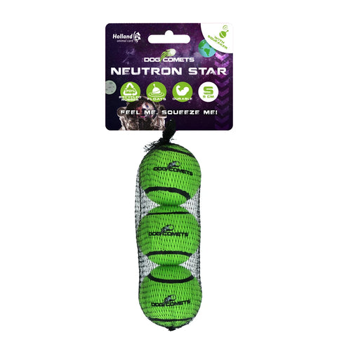 Dog Comets Neutron Star Tennisball Mit Quietscher S (3-pack)
