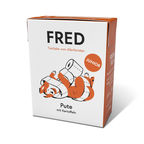 Fred JUNIOR Pute mit Kartoffeln