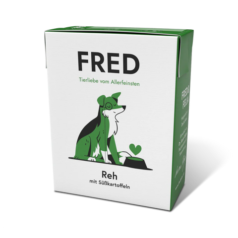 Fred Reh mit Süßkartoffel