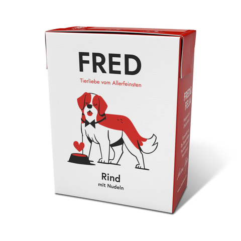 Fred Rind mit Nudeln