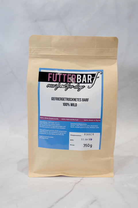 GEFRIERGETROCKNETES BARF 100% Wild