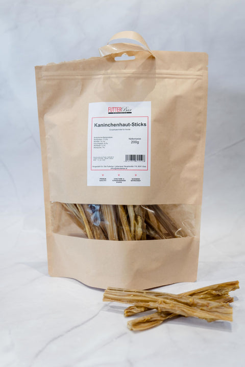 Futterbar Kaninchenhautsticks 200g