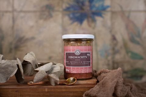 Rind mit Naturreis, Karotten & Birne