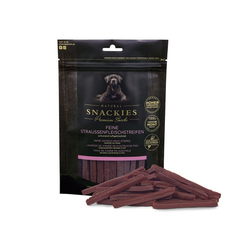 Snackies Feine Straußenfleischstreifen 170g