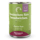 Kaninchen mit Reisflocken und Apfel