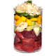 Light Rind mit Kürbis, Mango und Artischocke