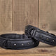 Lederhalsband Black