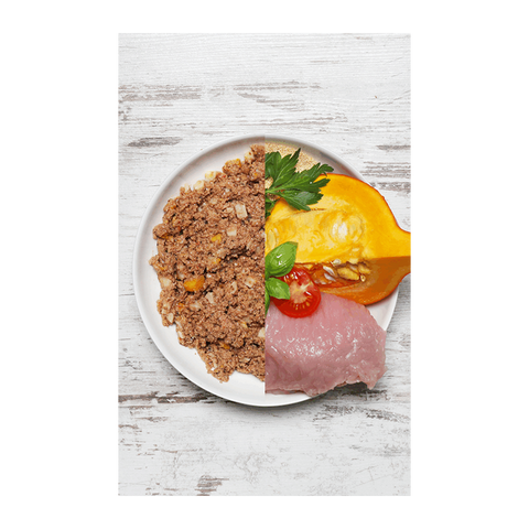BIO Pute mit Bio-Amaranth, Bio-Kürbis & Bio-Petersilie