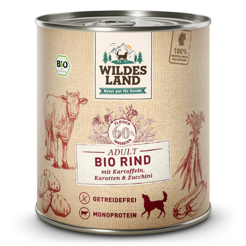 BIO Rind mit Kartoffeln, Karotten & Zucchini