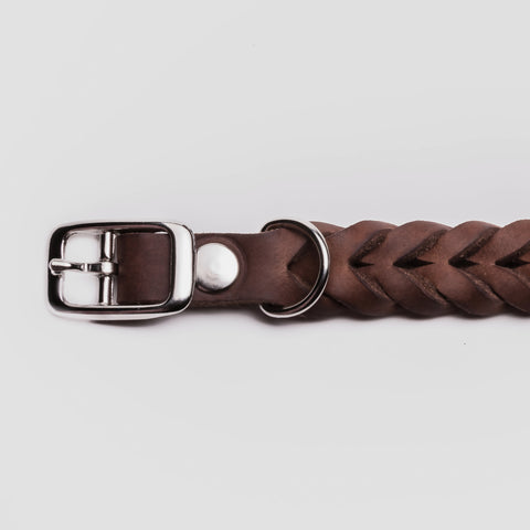Cloud7 Hundehalsband Central Park Saddle Brown