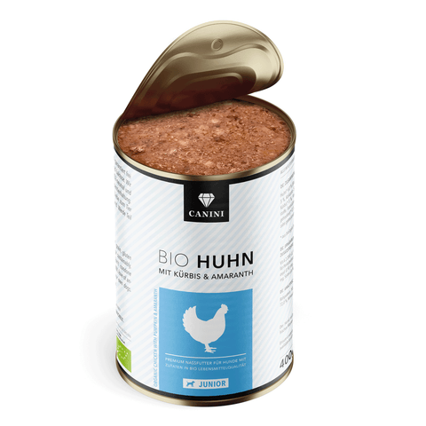 JUNIOR BIO HUHN MIT KÜRBIS & AMARANTH
