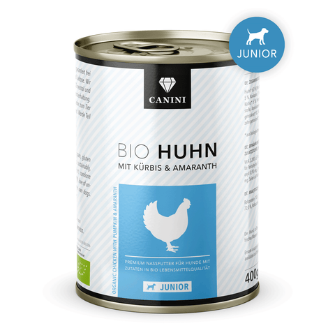 JUNIOR BIO HUHN MIT KÜRBIS & AMARANTH