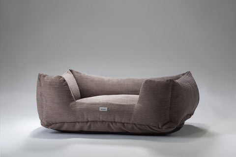 Hundebett Divian Taupe Cord